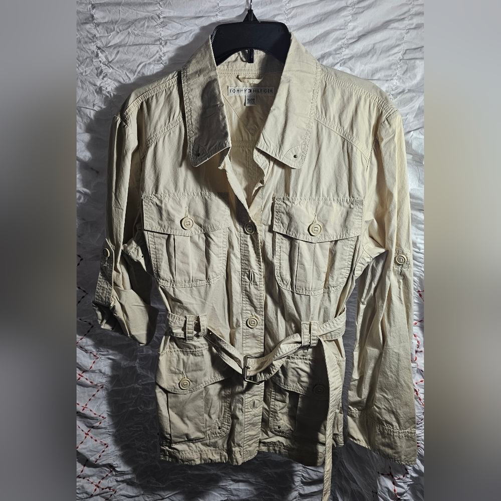 Tommy Hilfiger Beige Utility Jacket